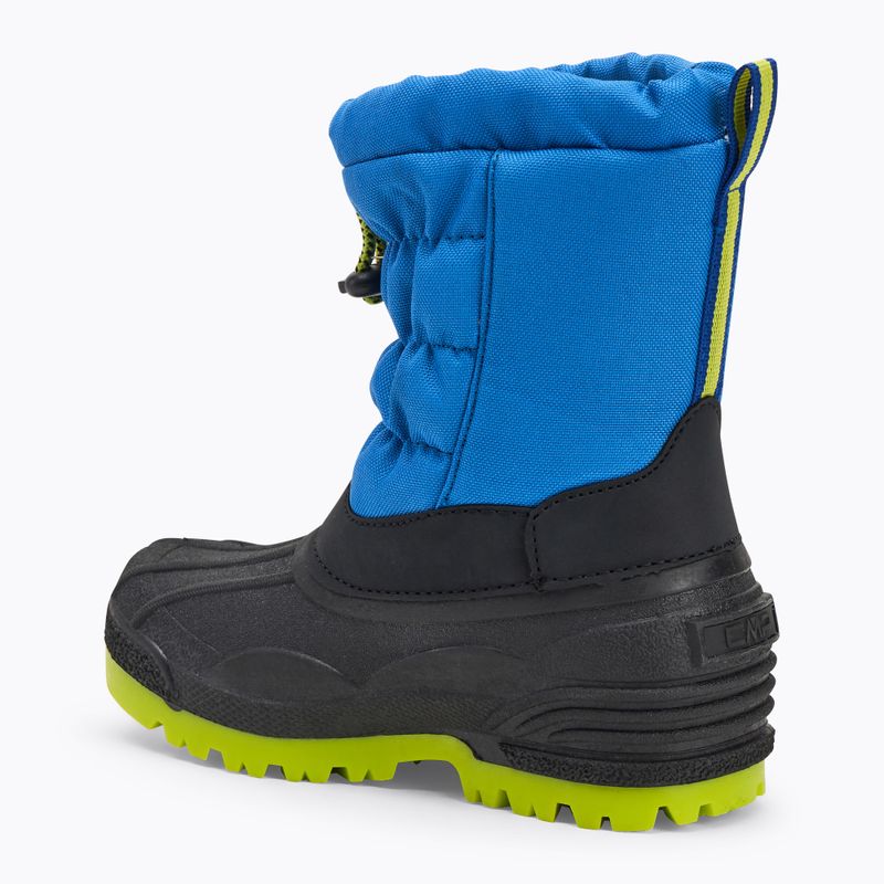 Śniegowce dziecięce CMP Hanki 3.0 Snowboots river/limegreen 3
