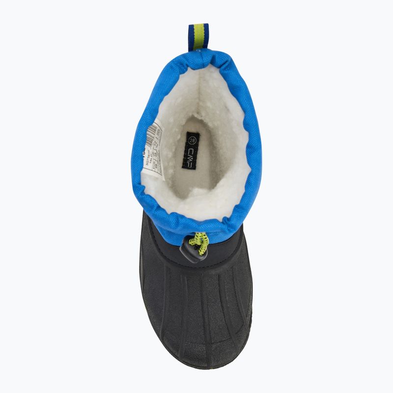 Śniegowce dziecięce CMP Hanki 3.0 Snowboots river/limegreen 5
