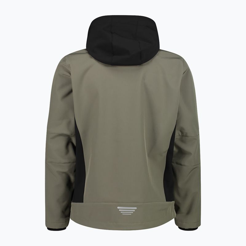 Kurtka softshell męska CMP 3A01787N olive/nero 2