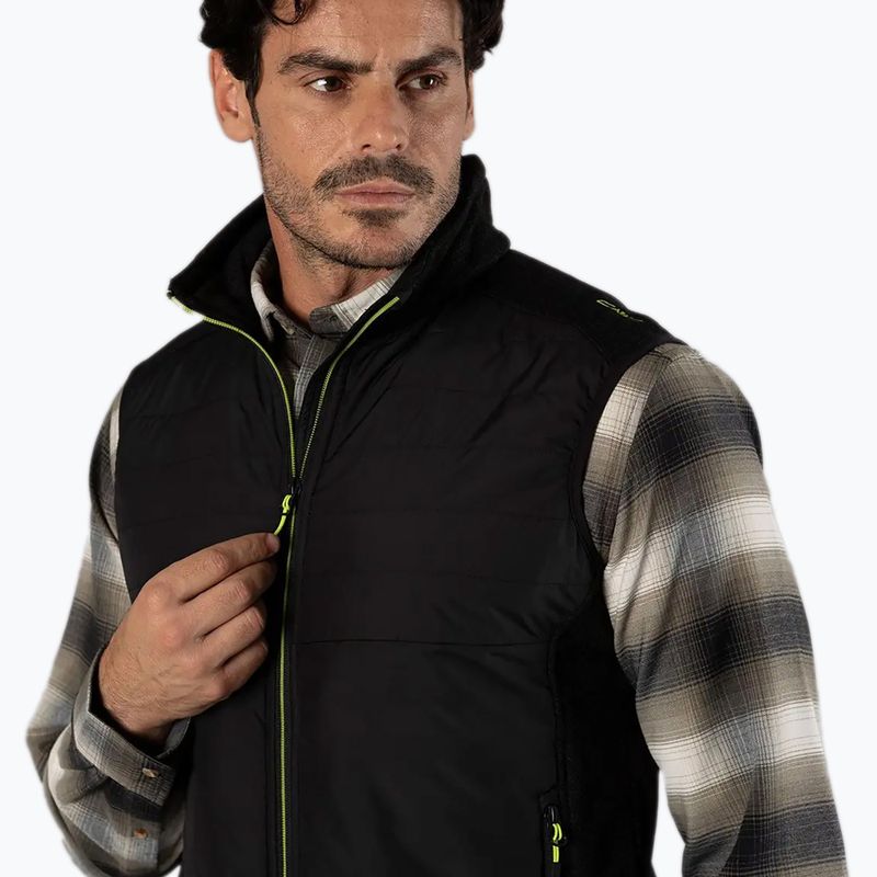 Koszula męska CMP 32T1757 olive/nero/bianco 7
