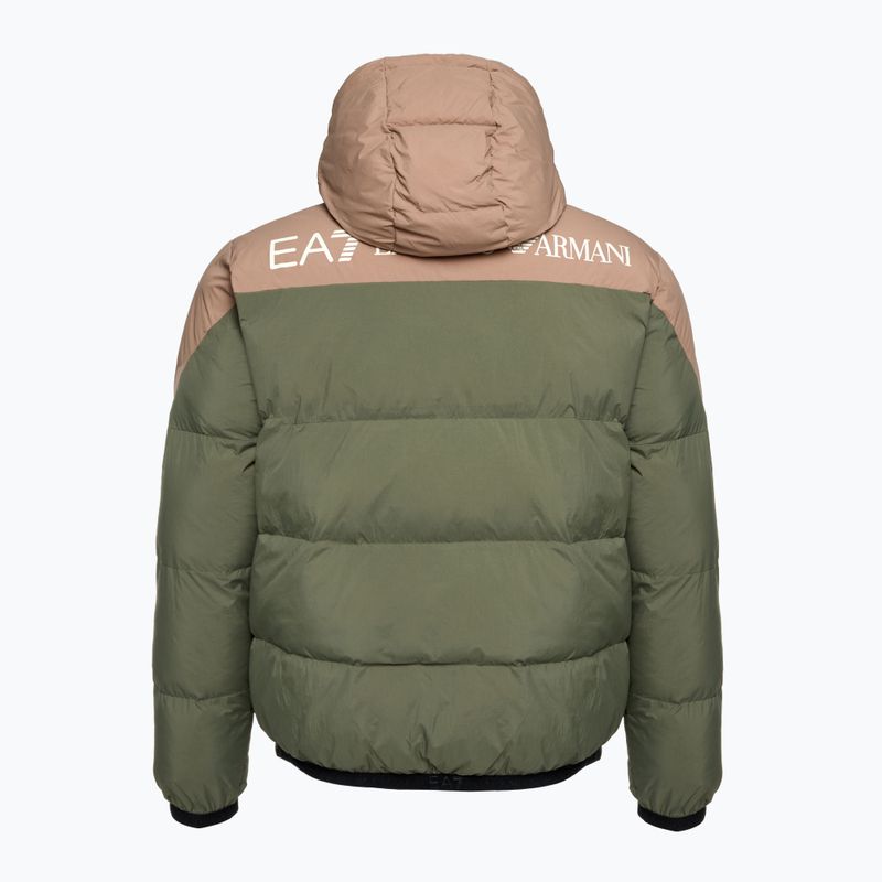 Kurtka męska EA7 Emporio Armani Train Athletic Colour Block Padded beetlee 2