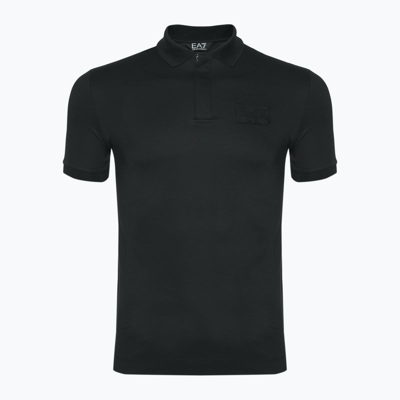 Koszulka męska EA7 Emporio Armani Train Lux Polo Modal black