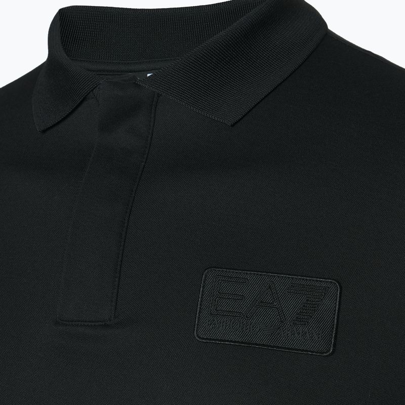 Koszulka męska EA7 Emporio Armani Train Lux Polo Modal black 3