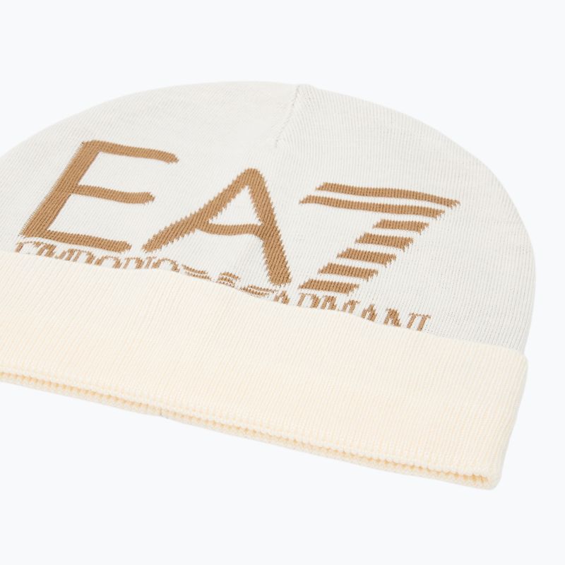 Czapka zimowa EA7 Emporio Armani Mountain Visibility Beanie vanilla ice/tigers eye 3