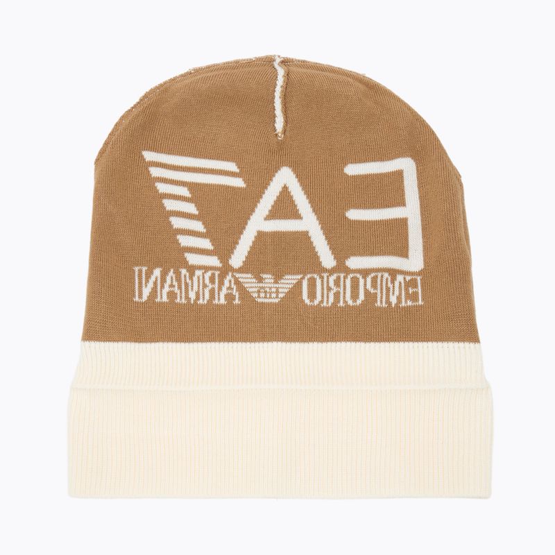 Czapka zimowa EA7 Emporio Armani Mountain Visibility Beanie vanilla ice/tigers eye 4