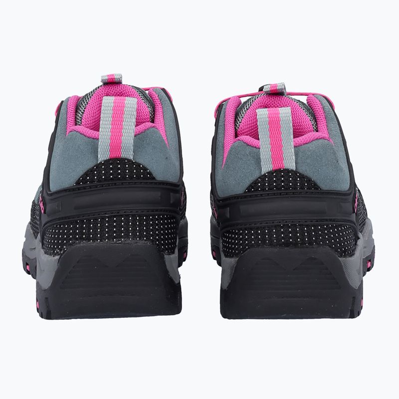 Buty trekkingowe dziecięce CMP Rigel Low Wp mineral green/purple fluo 11
