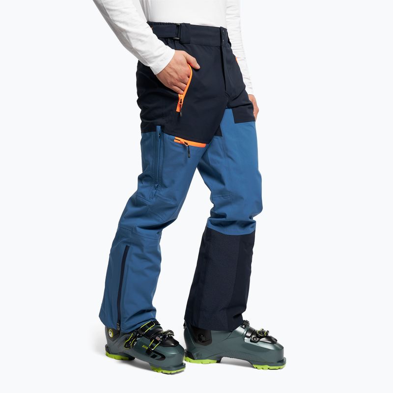 Spodnie skiturowe męskie CMP 32W3667 black/blue 3