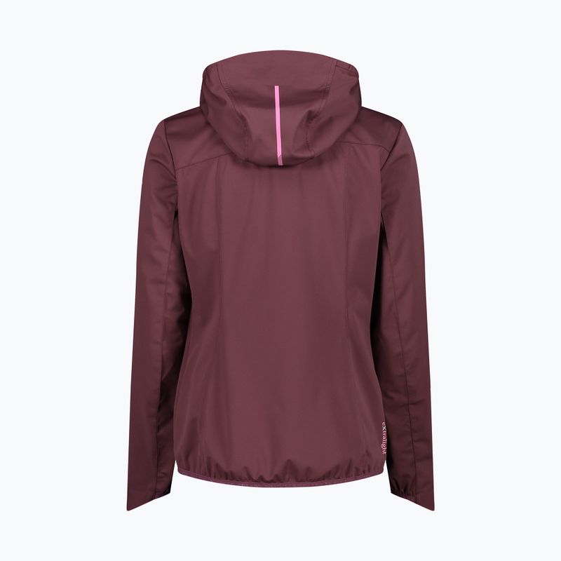Kurtka przeciwdeszczowa damska CMP 33A6046 Fix Hood plum 2