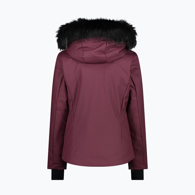 Kurtka narciarska damska CMP 33W0646F burgundy 2