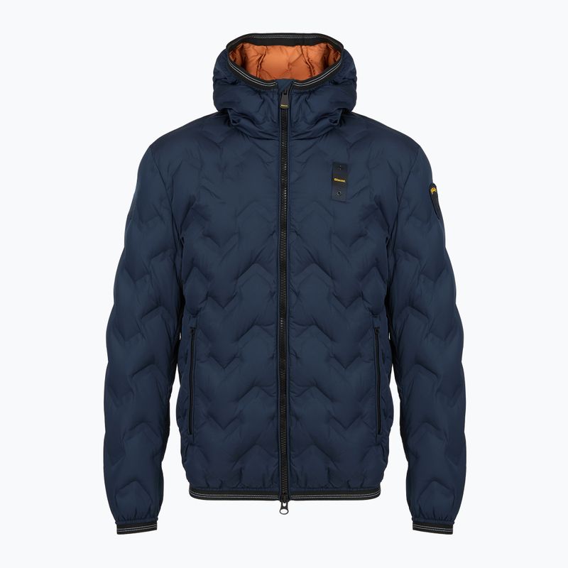 Kurtka męska Blauer USA Piery blue inside brown