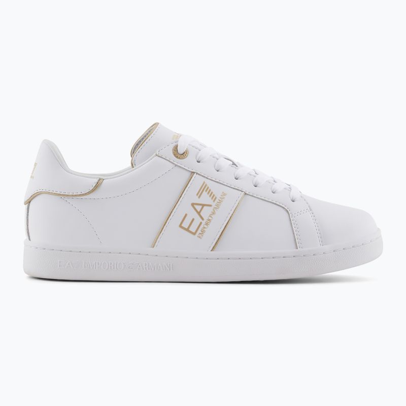 Buty EA7 Emporio Armani Classic Logo full wht/gold detail 8