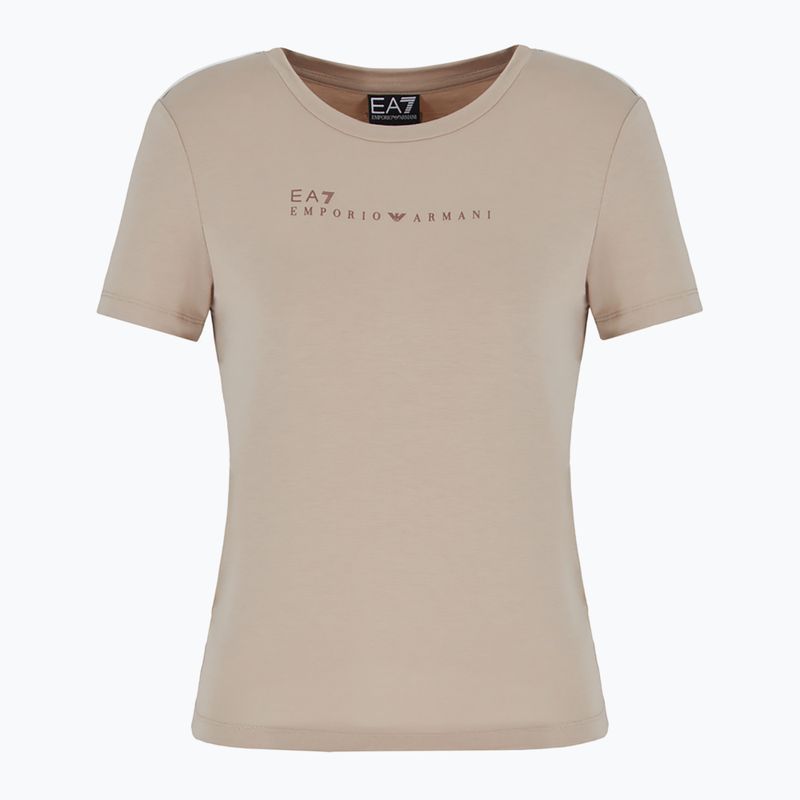 Koszulka damska EA7 Emporio Armani Natural Ventus 7 cobblestone