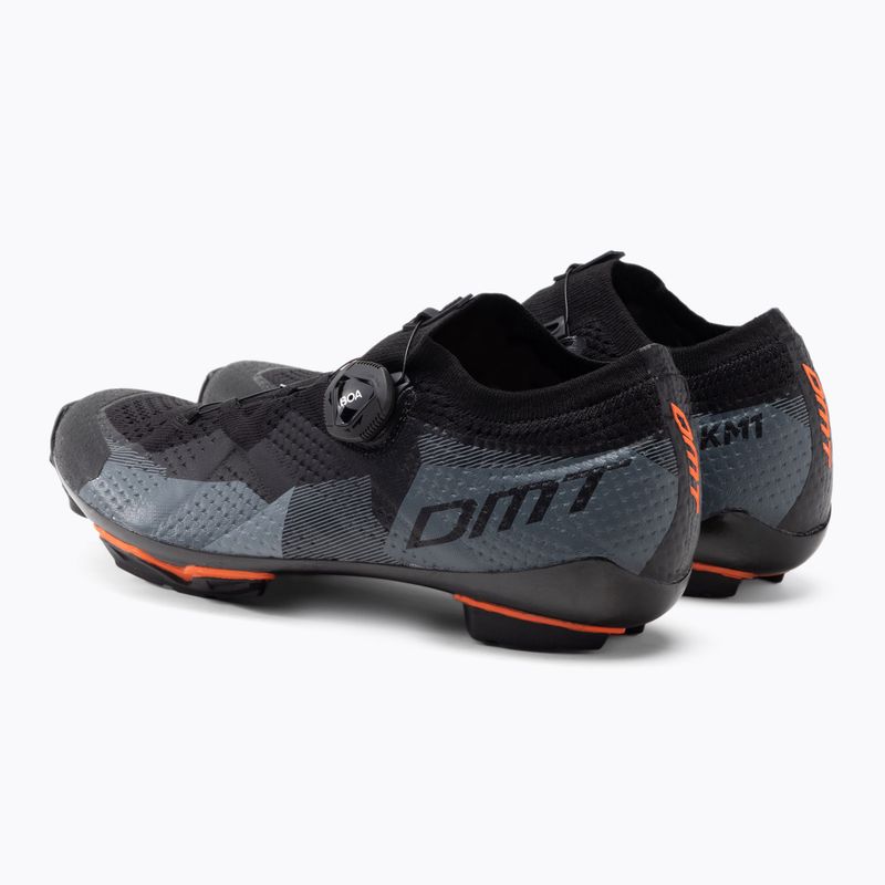 Buty rowerowe MTB męskie DMT KM1 black/grey 3