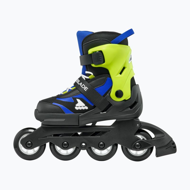 Rolki dziecięce Rollerblade Microblade Jr black/blue 4