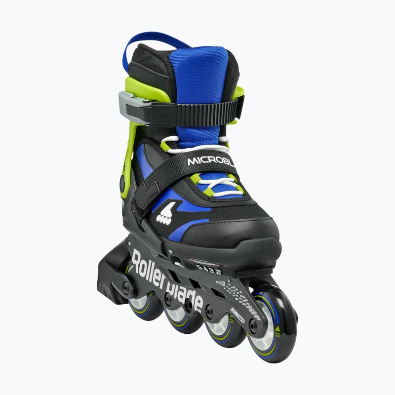 Rolki dziecięce Rollerblade Microblade Jr black/blue 5