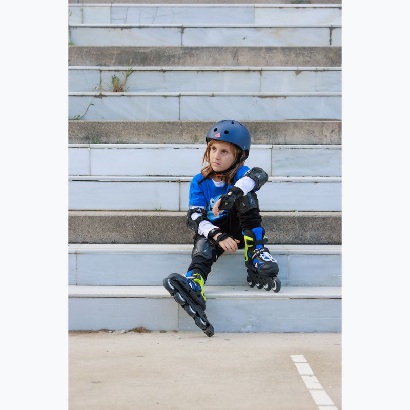 Rolki dziecięce Rollerblade Microblade Jr black/blue 9
