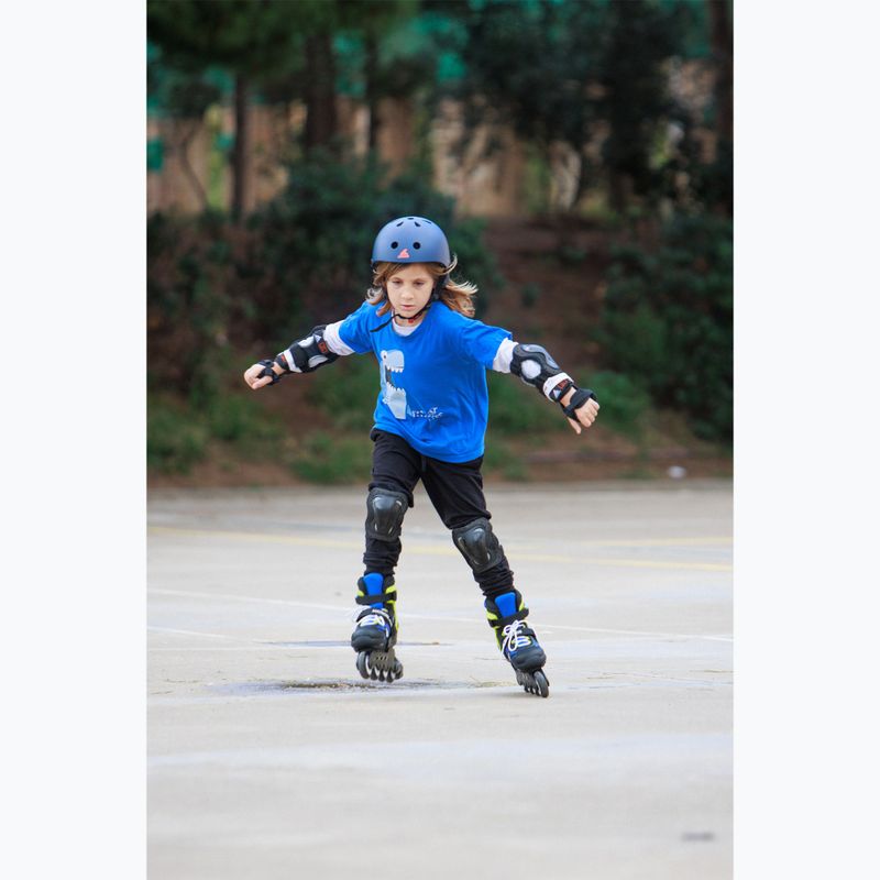 Rolki dziecięce Rollerblade Microblade Jr black/blue 10
