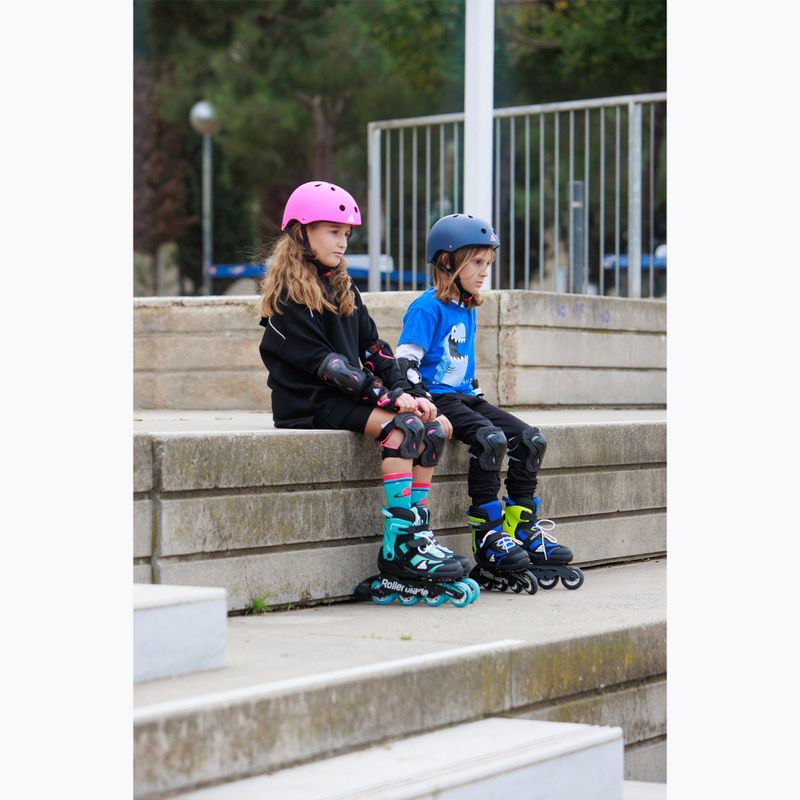 Rolki dziecięce Rollerblade Microblade Jr black/blue 11