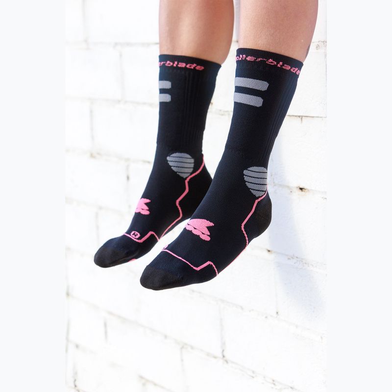 Skarpety Rollerblade High Performance black/coral 2