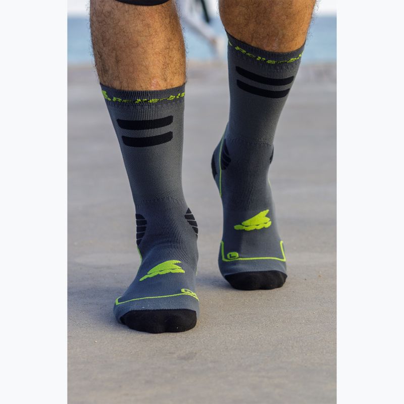 Skarpety Rollerblade High Performance anthracite/lime 4