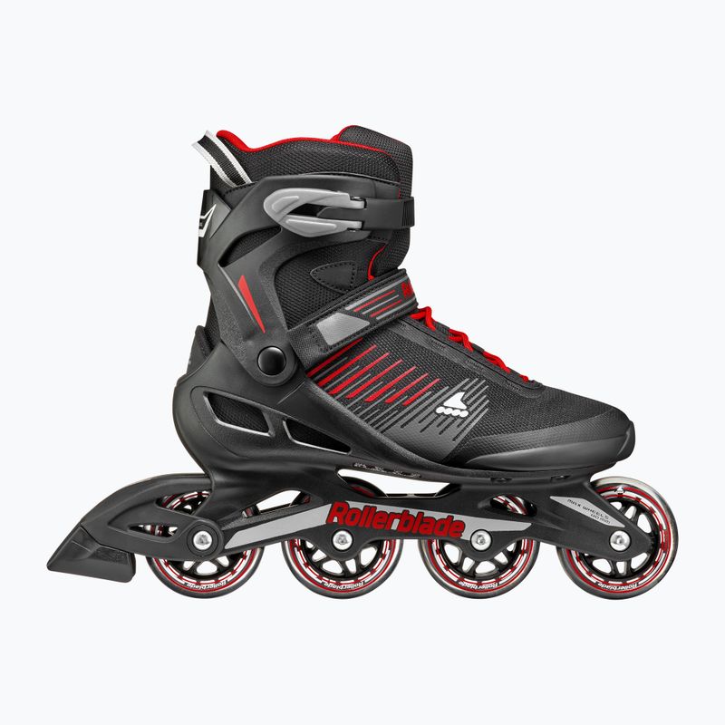 Rolki męskie Rollerblade Zetrablade black/red 2