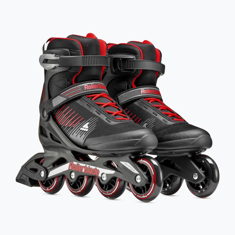 Rolki męskie Rollerblade Zetrablade black/red 7