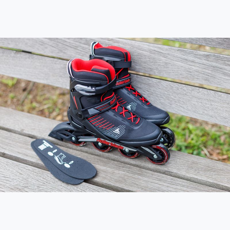 Rolki męskie Rollerblade Zetrablade black/red 8