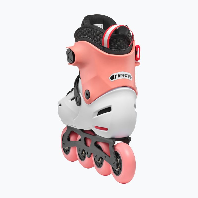 Rolki dziecięce Rollerblade Apex Jr platinum/coral 5