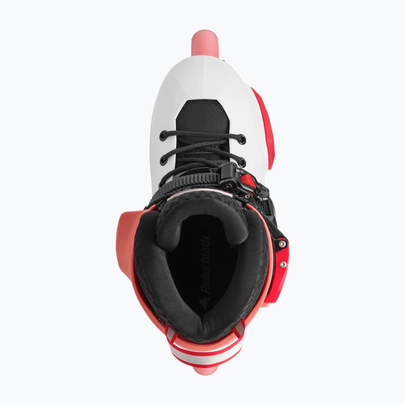 Rolki dziecięce Rollerblade Apex Jr platinum/coral 6