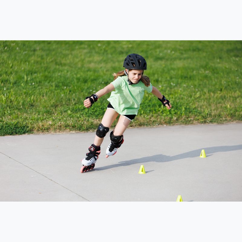 Rolki dziecięce Rollerblade Apex Jr platinum/coral 13