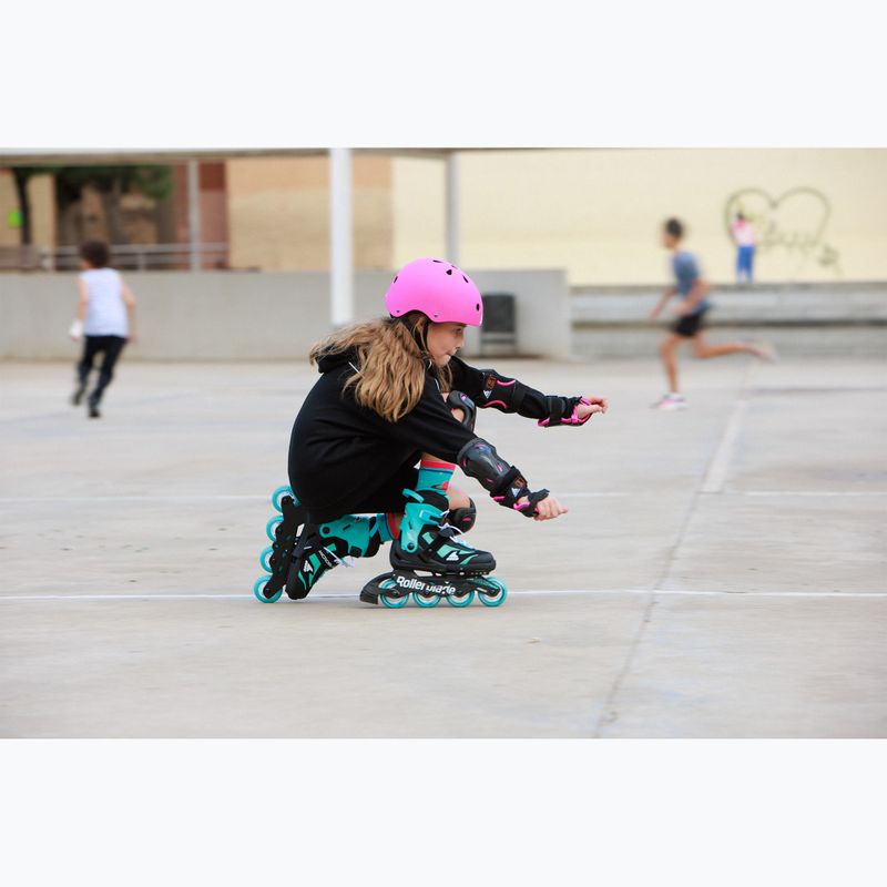 Rolki dziecięce Rollerblade Microblade Jr black/light blue 10