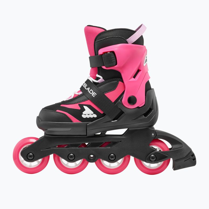 Rolki dziecięce Rollerblade Microblade Jr black/pink 4