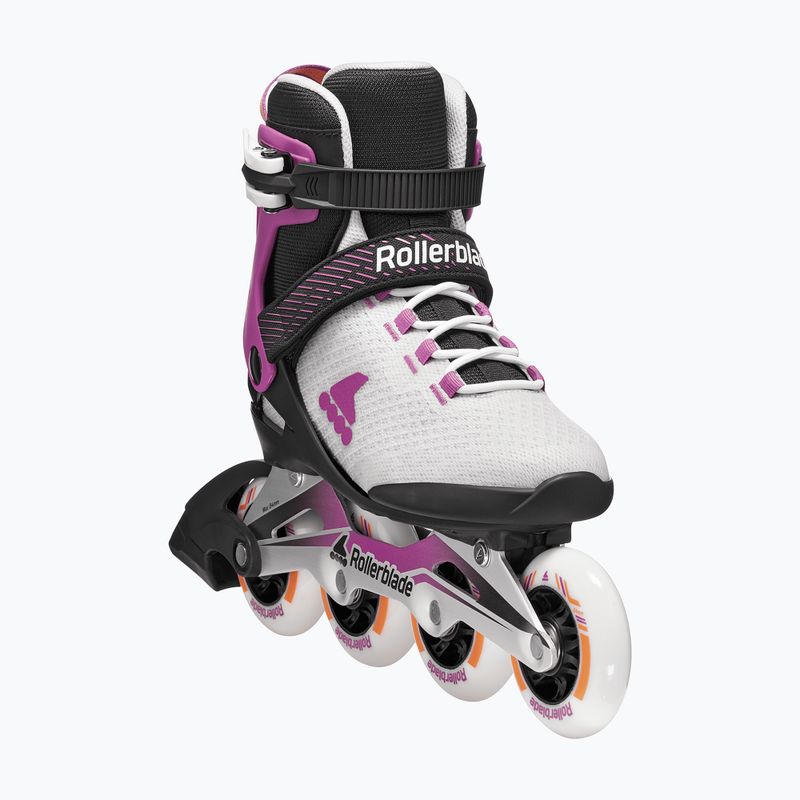 Rolki damskie Rollerblade Macroblade 84 W light grey/violet/orange 5