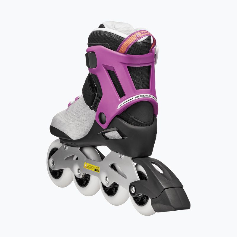 Rolki damskie Rollerblade Macroblade 84 W light grey/violet/orange 6
