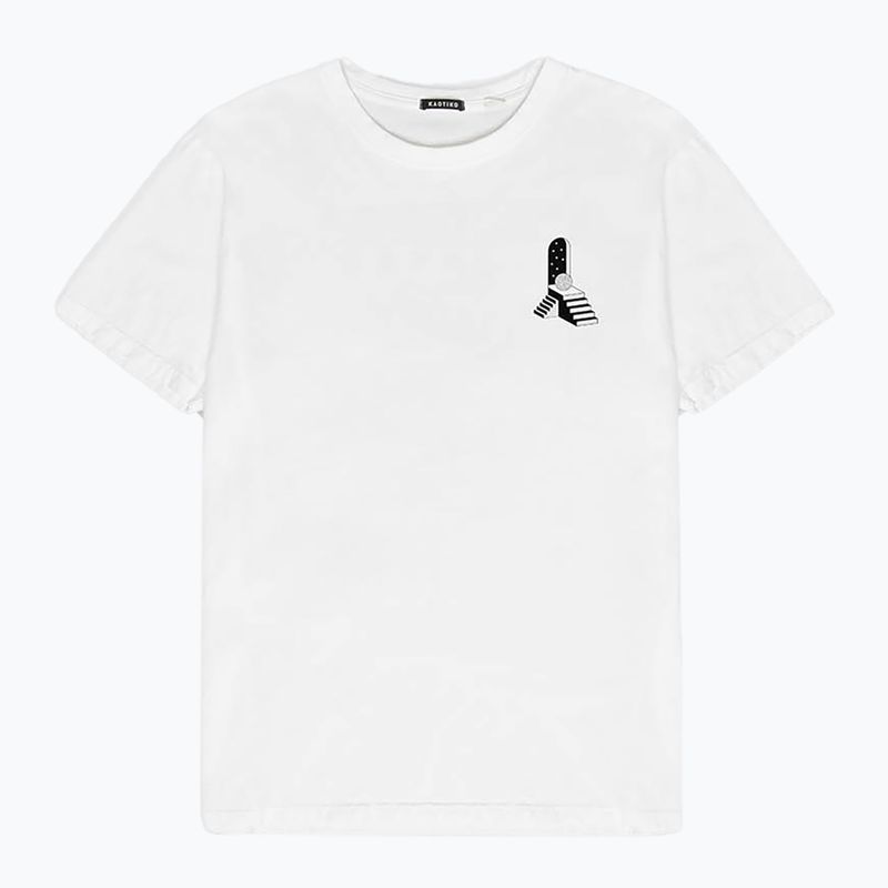Koszulka męska Kaotiko Washed Dreamlike white