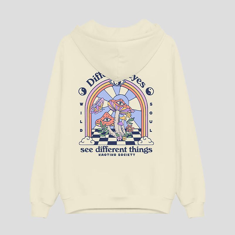 Bluza damska Kaotiko Different Eyes bone 4