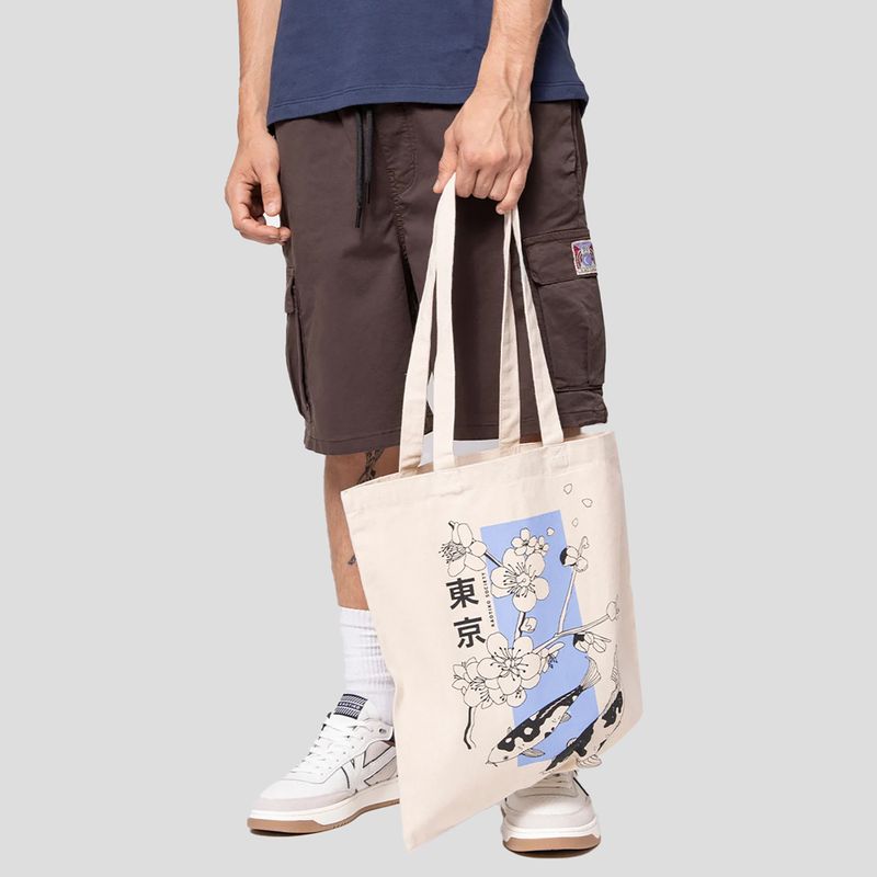 Torba damska Kaotiko Tote Koi ivory 2