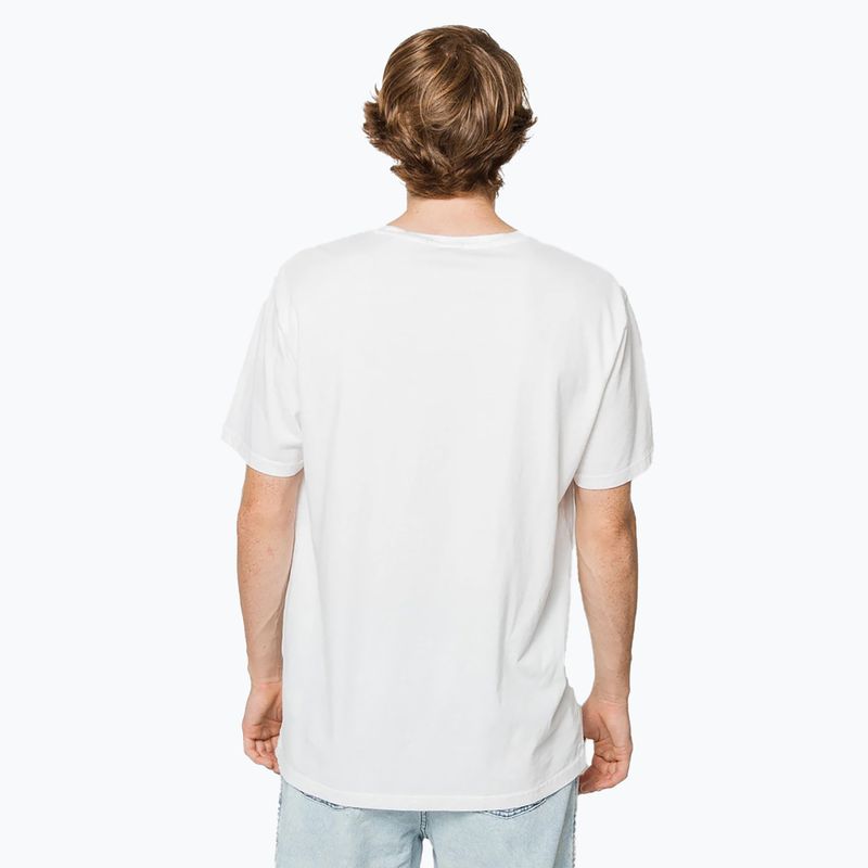 Koszulka męska Kaotiko M/C Washed Fresh white 2