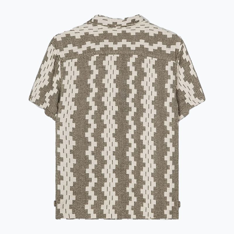 Koszula męska Kaotiko Ethnic army/offwhite 3