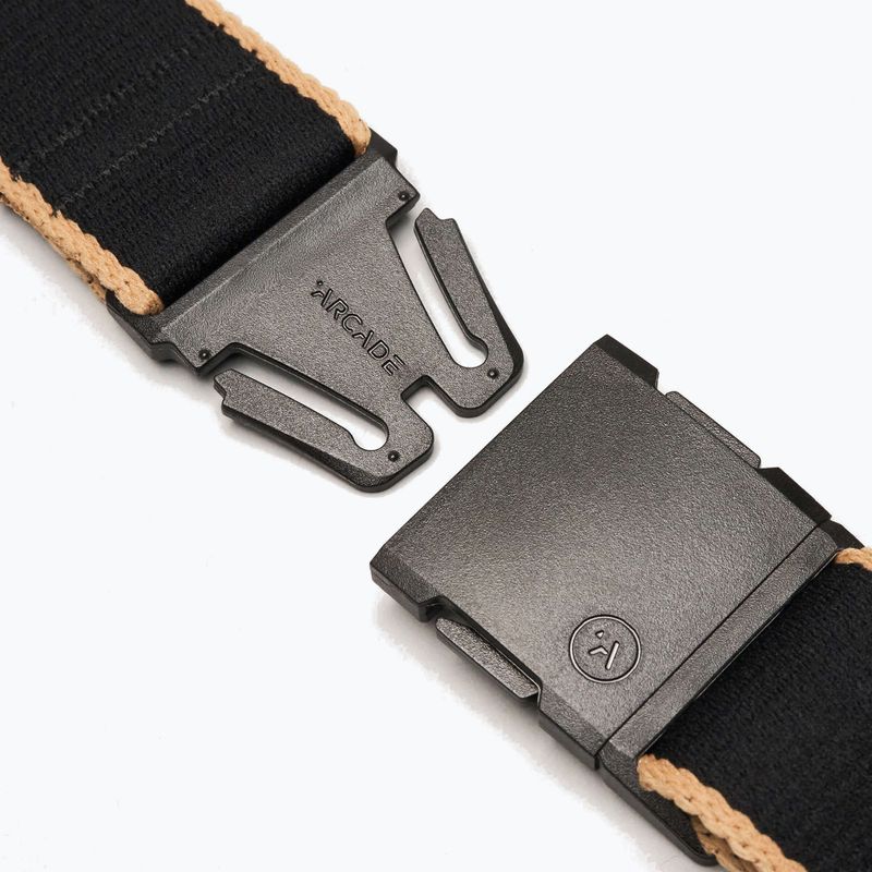 Pasek do spodni Arcade Blackwood black/sand 3