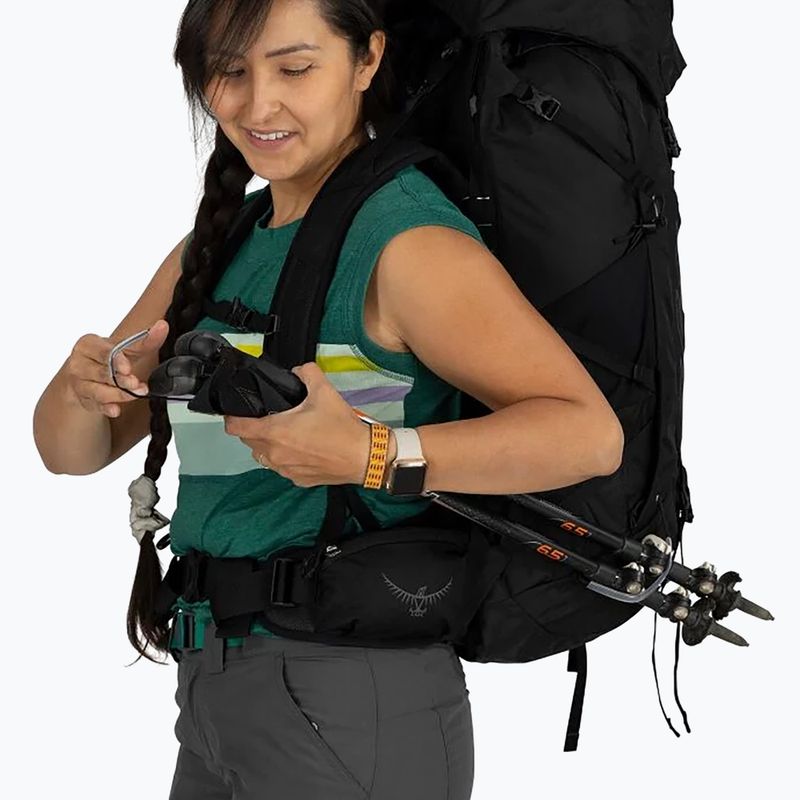Plecak trekkingowy damski Osprey Tempest 44 l coal grey 7