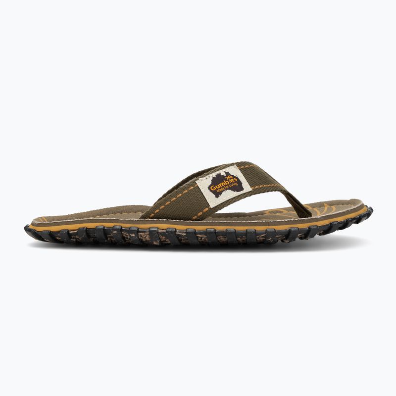 Japonki Gumbies Islander palm leaf khaki 2