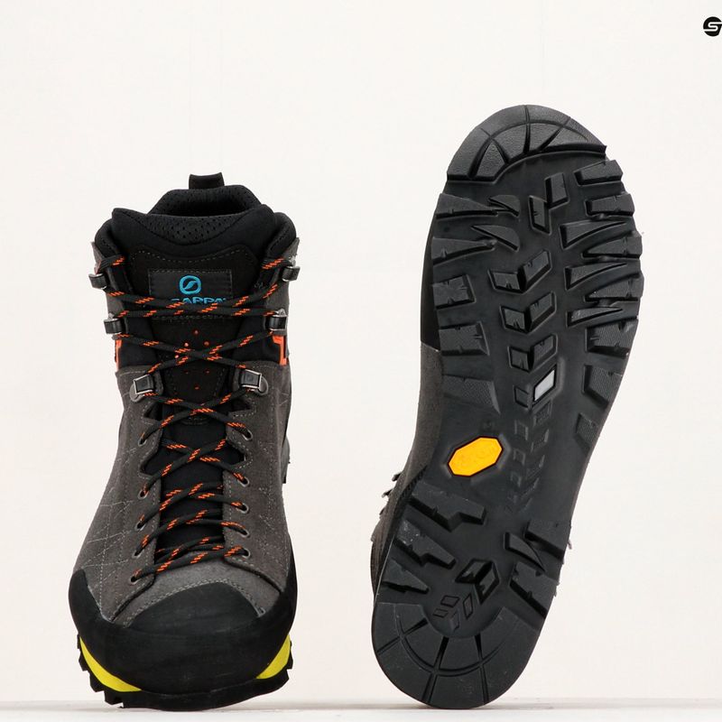 Buty podejściowe męskie SCARPA Zodiac Plus GTX shark/orange 19