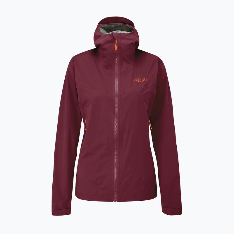Kurtka przeciwdeszczowa damska Rab Kinetic 2.0 deep heather 8