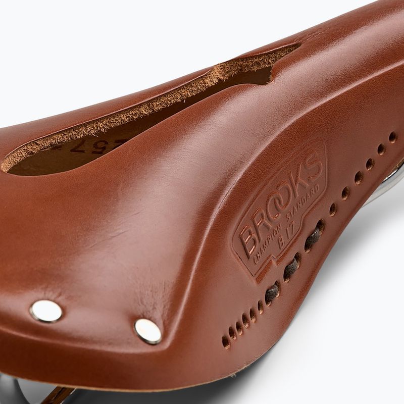Siodełko rowerowe Brooks England B17 Carved honey 6