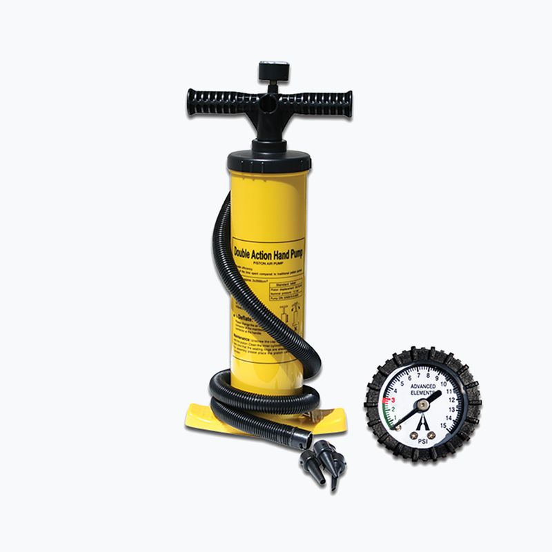 Pompka ręczna Advanced Elements Double Action Hand Pump w/Pressure Gauge yellow/black 5