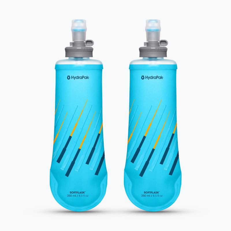 Softflask Hydrapak Softflask 2 Pack Malibu Blue