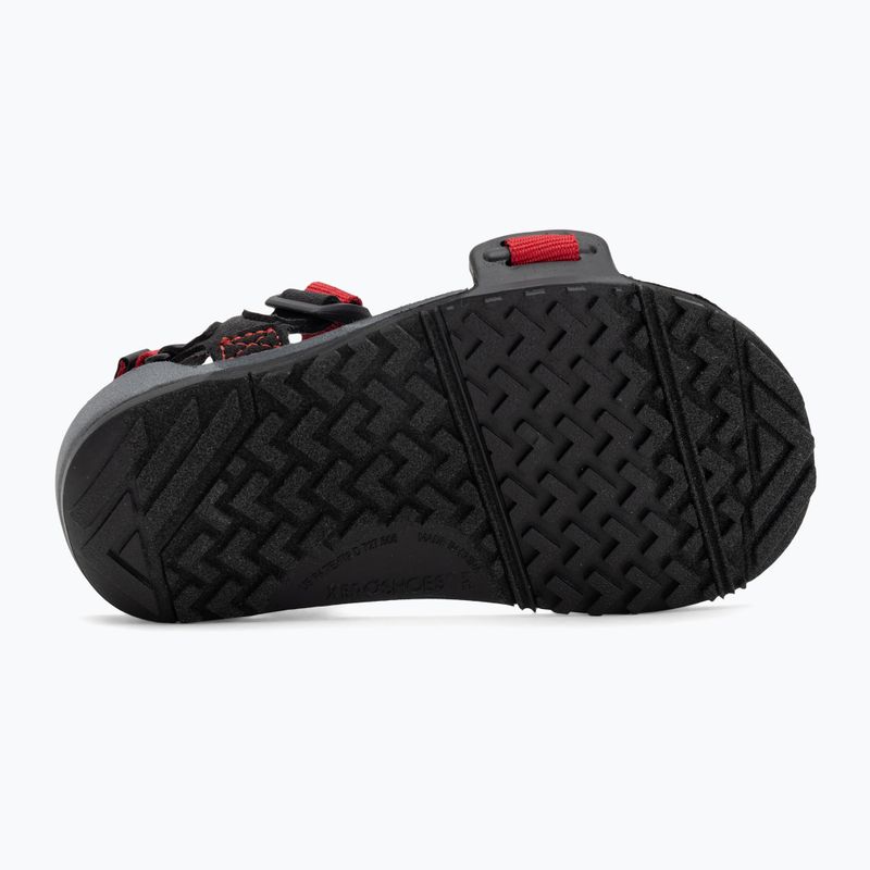 Sandały barefoot dziecięce Xero Shoes Z-Trail charcoal/red pepper 4