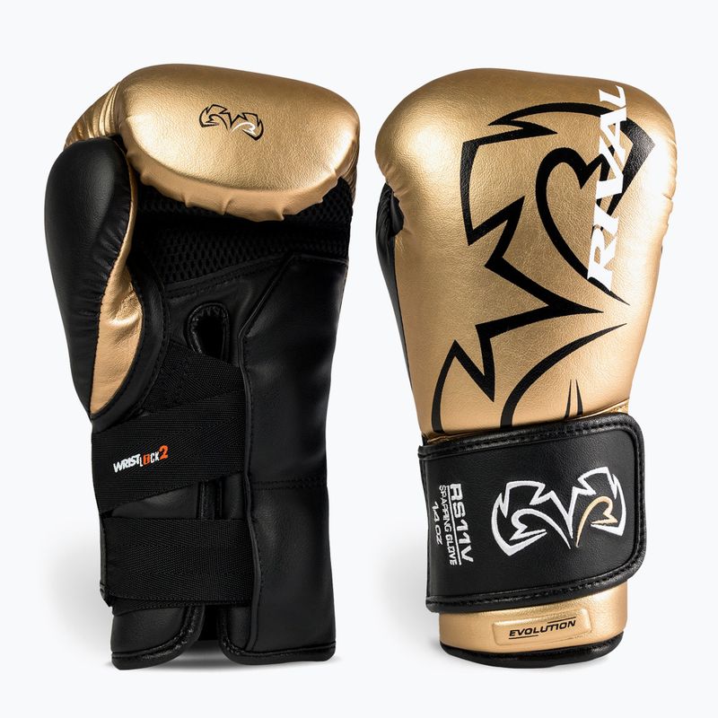 Rękawice bokserskie Rival RS11V Evolution gold 7