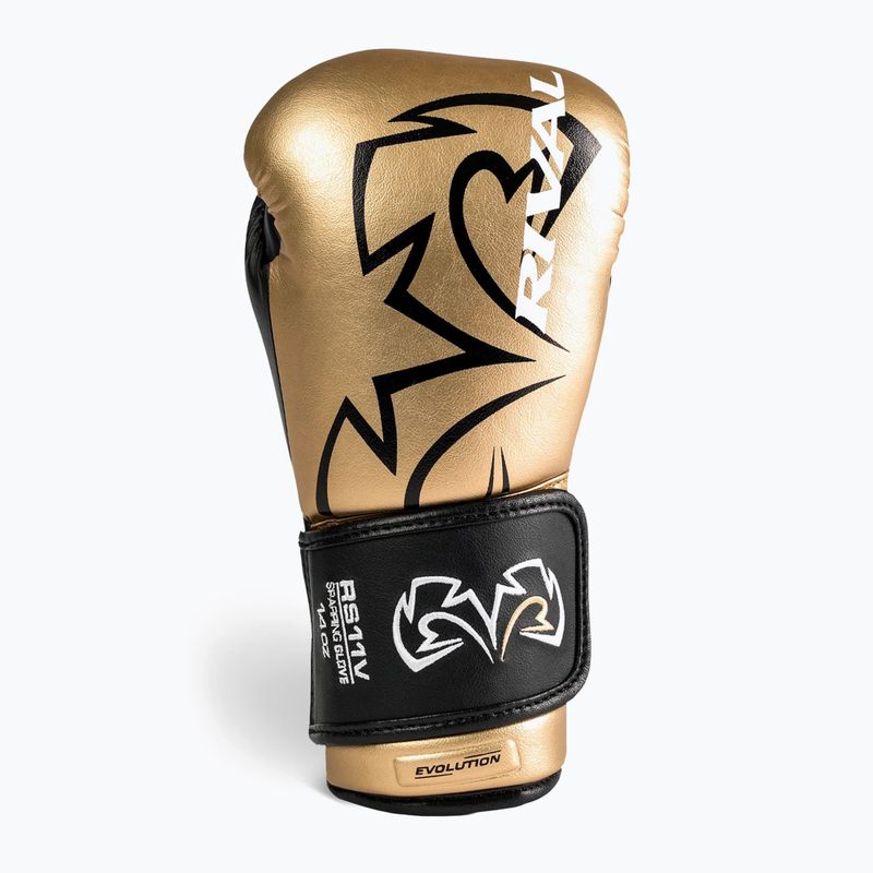 Rękawice bokserskie Rival RS11V Evolution gold 9